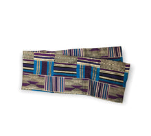 Charger l'image dans la galerie, Headband modulable Kente violet pailleté