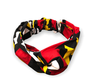 Turban croisé Durban. Fait main