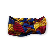 Charger l&#39;image dans la galerie, Turban croisé Malabo. Fait main

